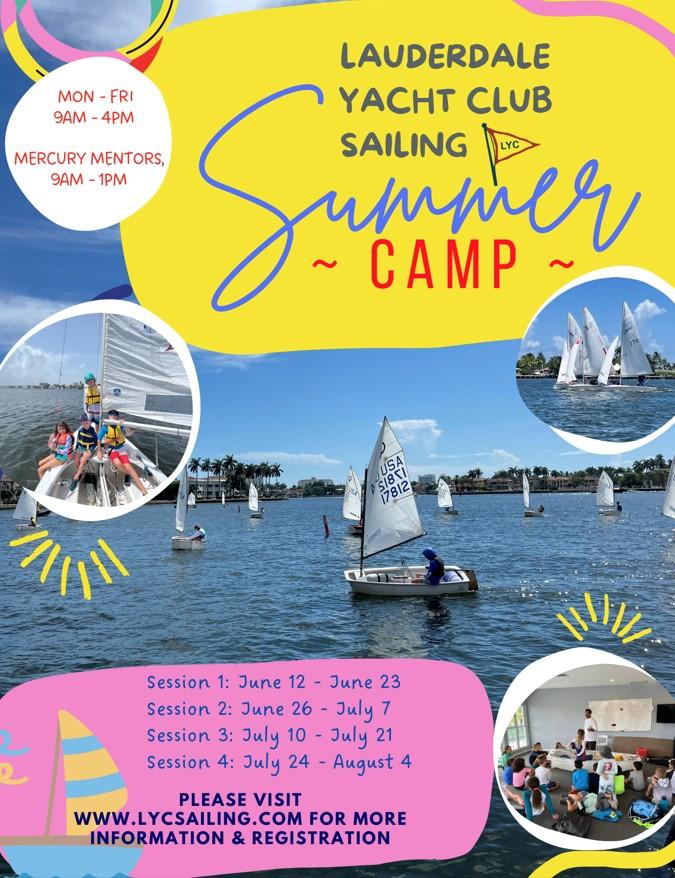 fort lauderdale yacht club sailing camp